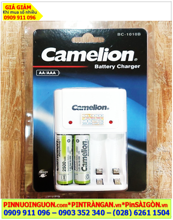 Camelion BC-1010B, Bộ sạc kèm 2 pin Camelion AlwaysReady AA2500mAh 1.2v